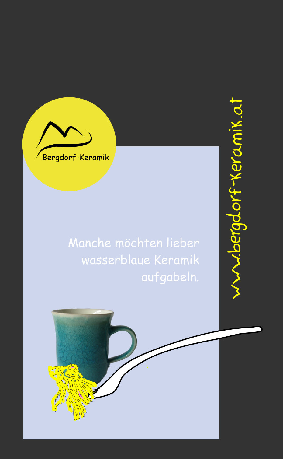 Manche möchten lieber wasserblaue Keramik&nbsp;aufgabeln