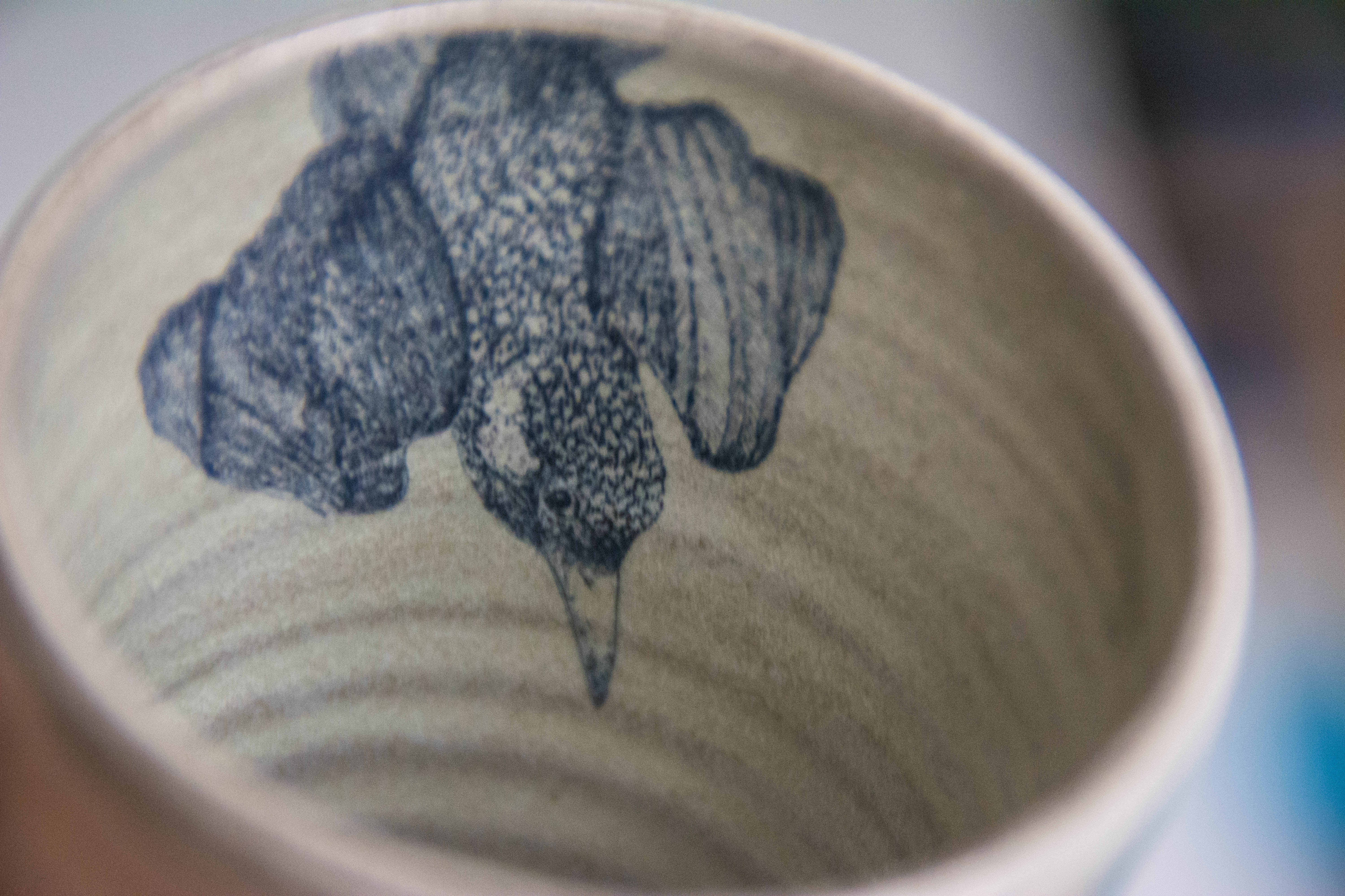 Wasserbecher Vogel innen-0108